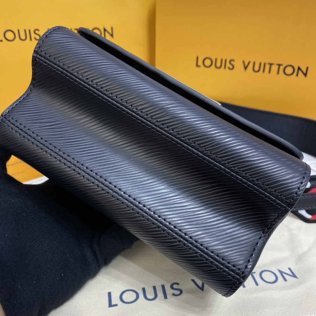 Louis Vuitton TWIST PM Handbag Epi Leather M58723 Black